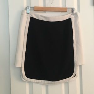 1. State black & white skirt